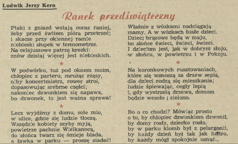 Ranek przedświąteczny