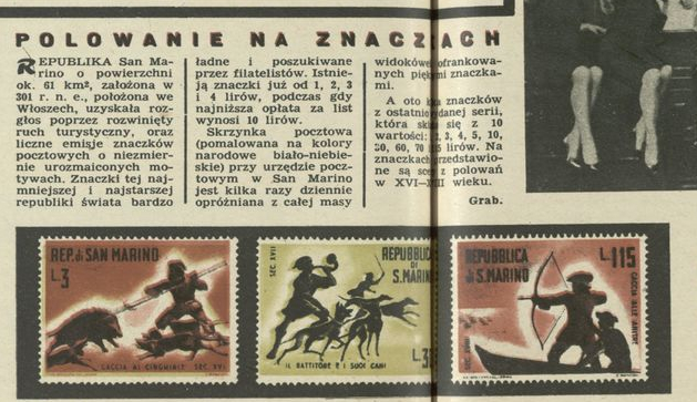 Polowanie na znaczkach