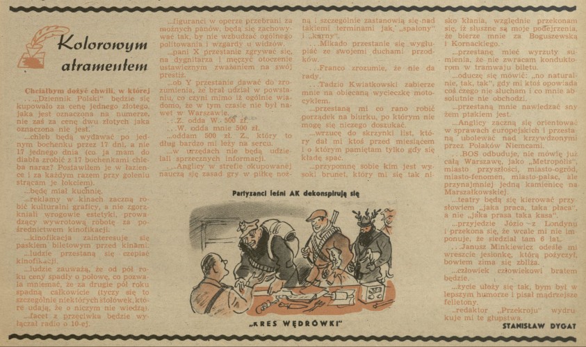 Kolorowym atramentem