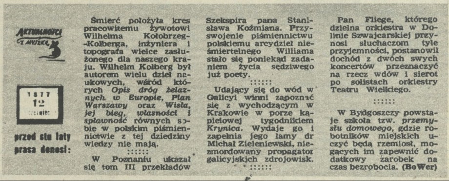 Aktualności z myszką