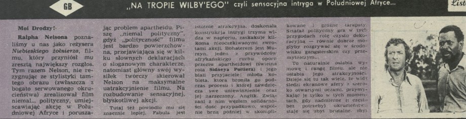 Listy o filmie: Na tropie Wilby'ego