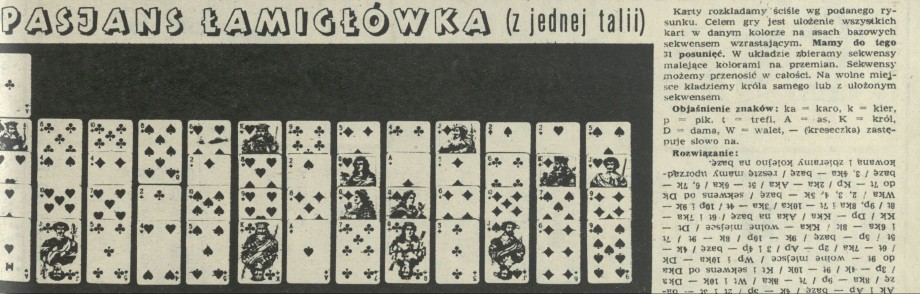 Pasjans łamigłówka