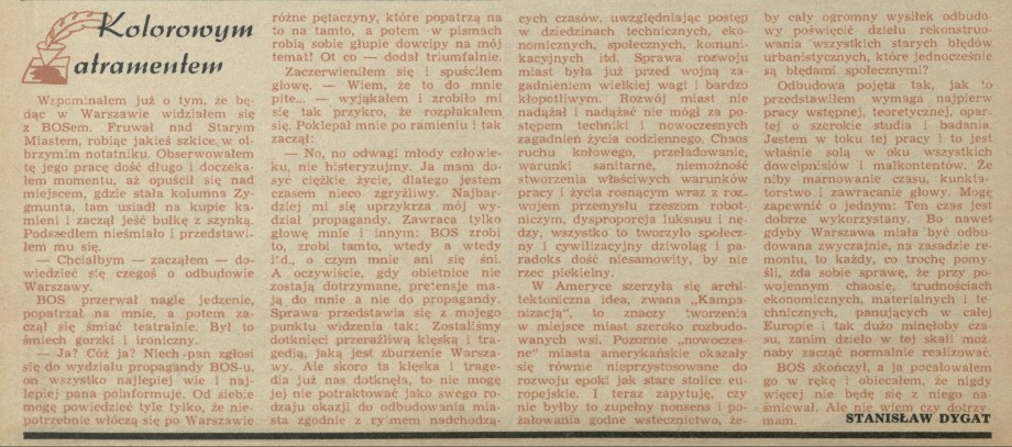 Kolorowym atramentem