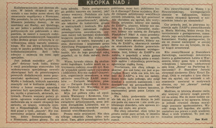 Kropka nad i