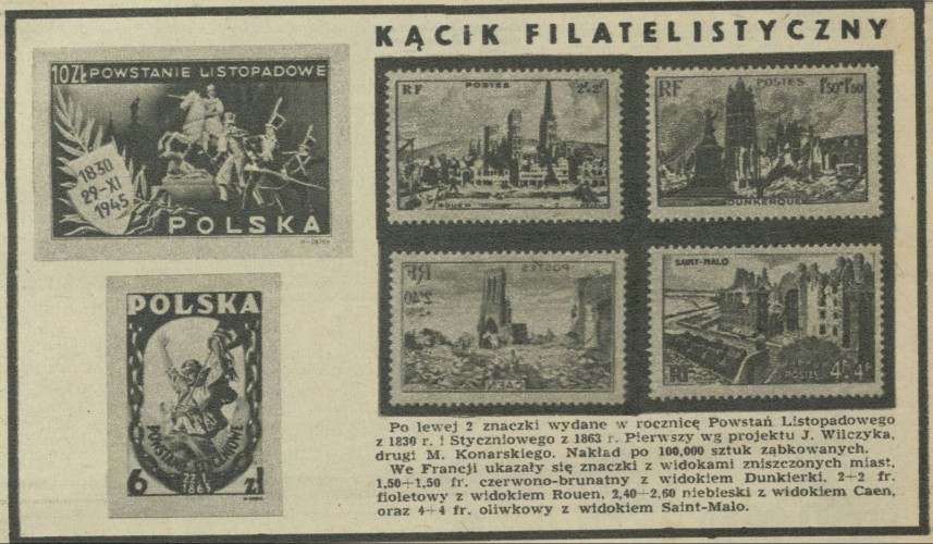 Kącik filatelistyczny