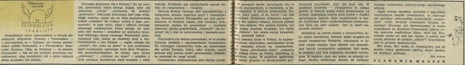 Ze sztambucha idealisty