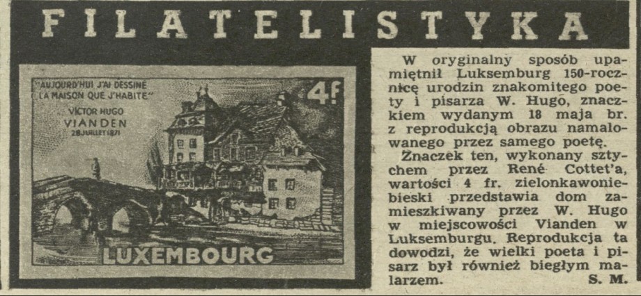 150 rocznica urodzin Wiktora Hugo