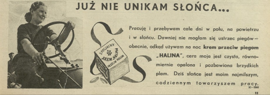 Już nie unikam słońca...