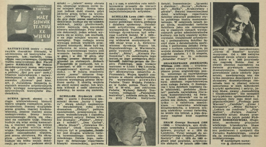 Mały słownik teatru XX wieku – S