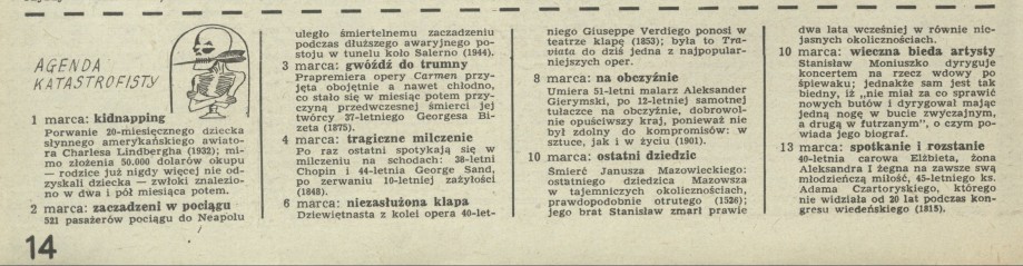 Agenda katastrofisty