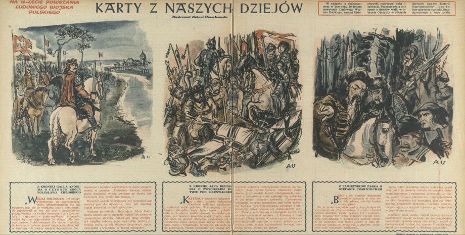 Na 10-lecie powstania Ludowego Wojska Polskiego. Karty z naszych dziejów