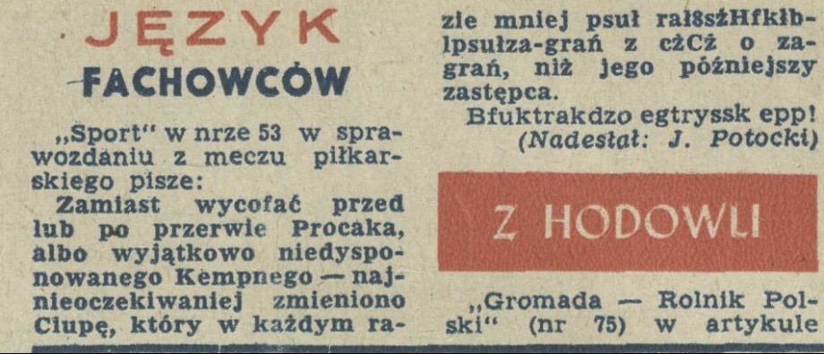 Język fachowców