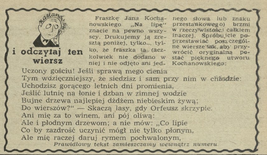 ...i odczytaj ten wiersz