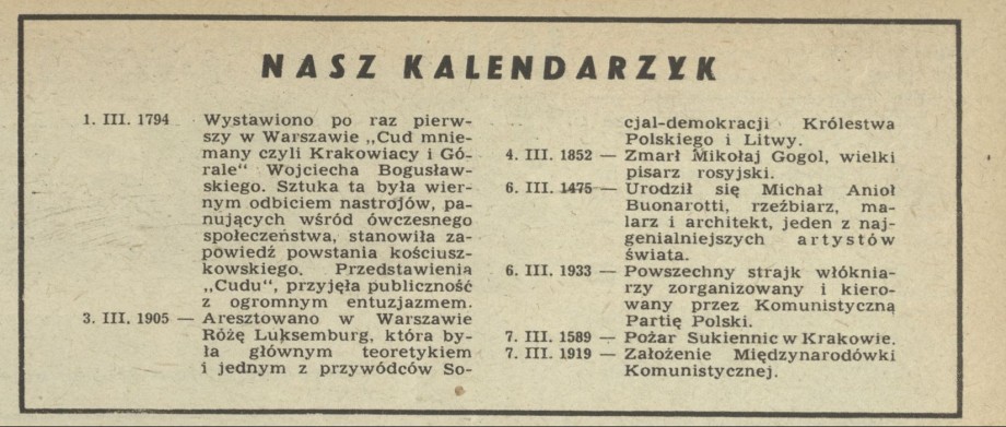 Nasz kalendarzyk