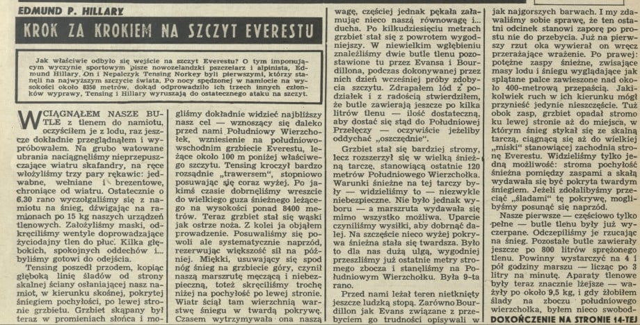 Krok za krokiem na szczyt Everestu