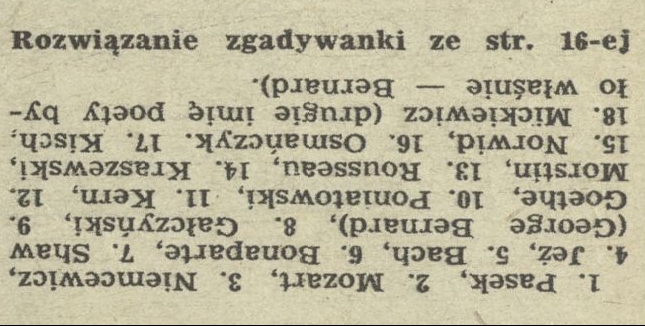 Zgadywanka nazwiskowa