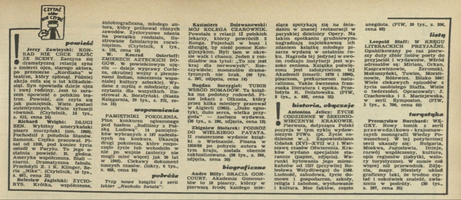 Czytać albo nie czytać