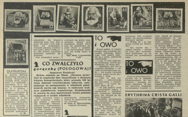 70 rocznica śmierci Karola Marksa