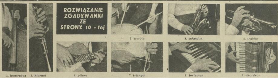 Rozwiązanie zgadywanki ze strony 10