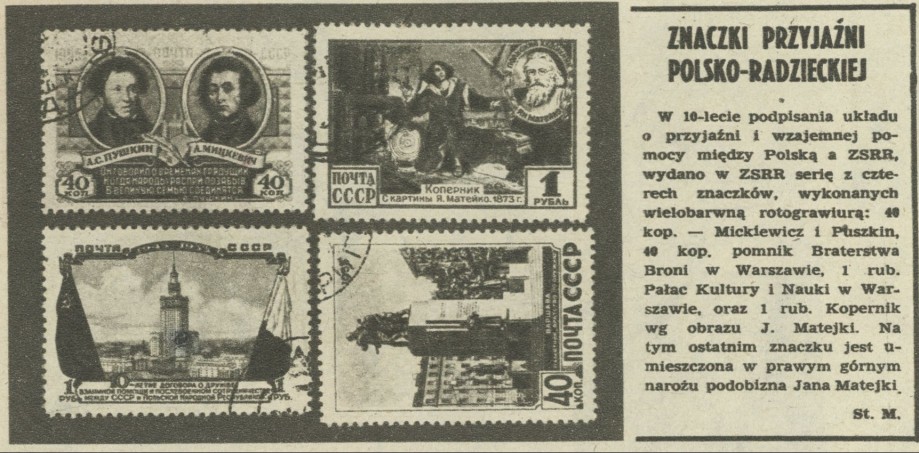 Znaczki przyjaźni polsko-radzieckiej