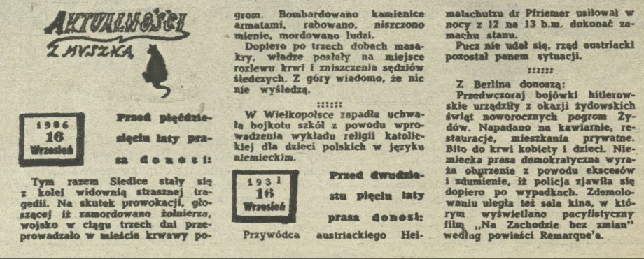 Aktualności z myszką