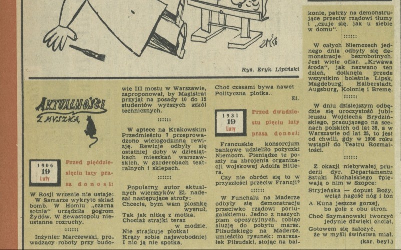 Aktualności z myszką