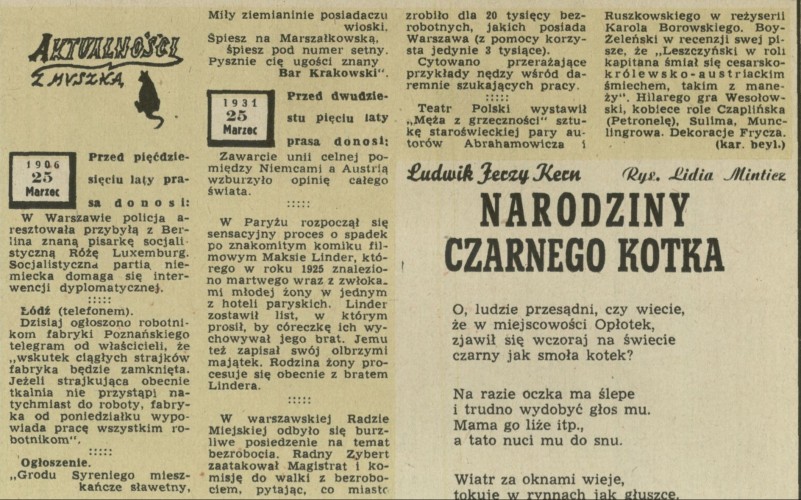 Aktualności z myszką