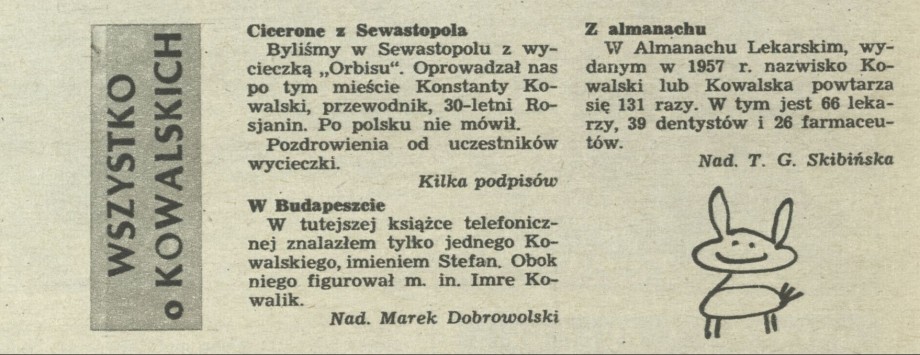 Wszystko o Kowalskich