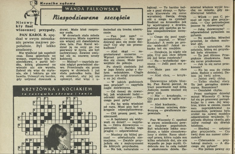 Niespodziewane szczęście