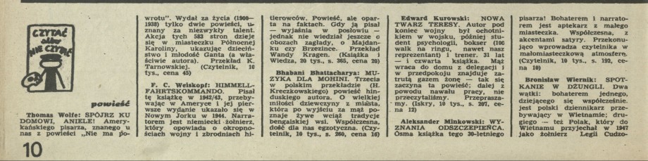 Czytać albo nie czytać