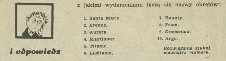 Zastanów się i odpowiedz