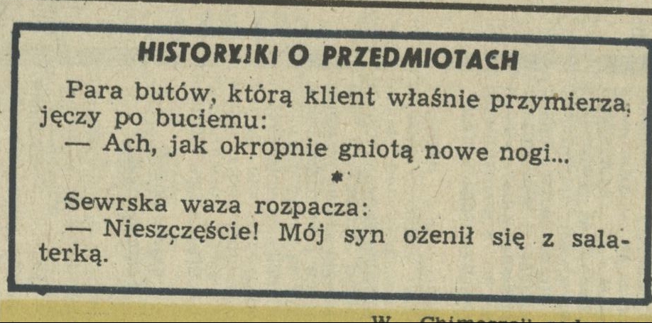 Historyjki o przedmiotach