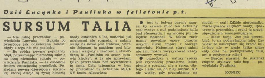 Dziś Lucynka I Paulinka