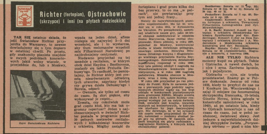 Słuchać czy nie słuchać