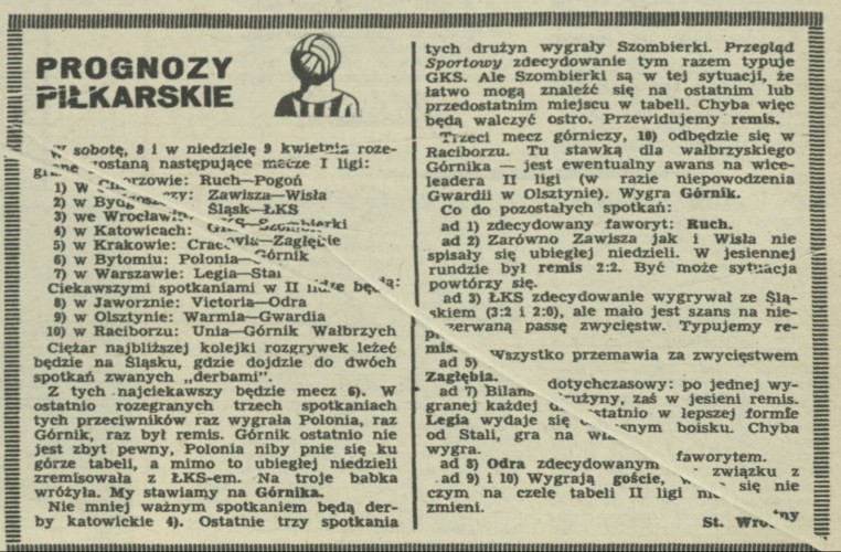 Prognozy piłkarskie