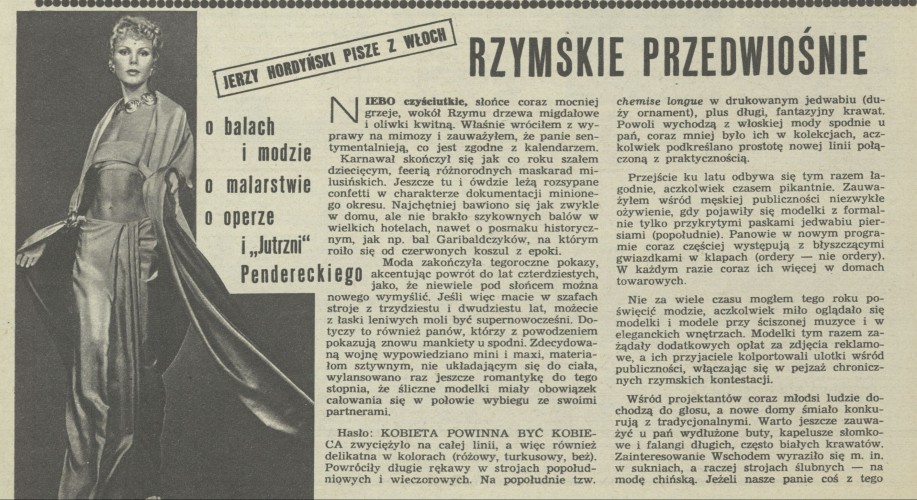 Rzymskie przedwiośnie