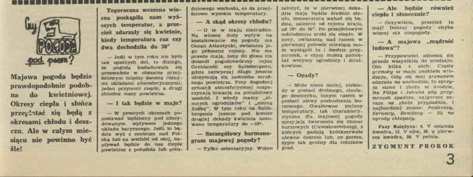 Czy pogoda pod psem?