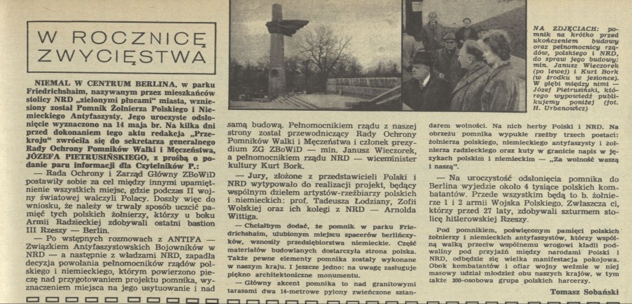 W rocznicę zwycięstwa