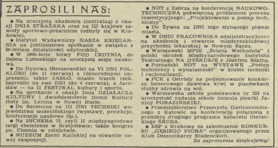 Zaprosili nas