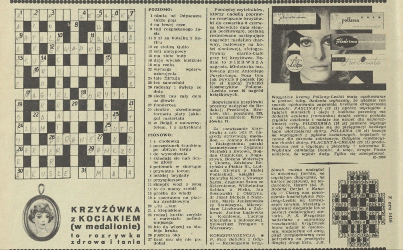 Krzyżówka z kociakiem