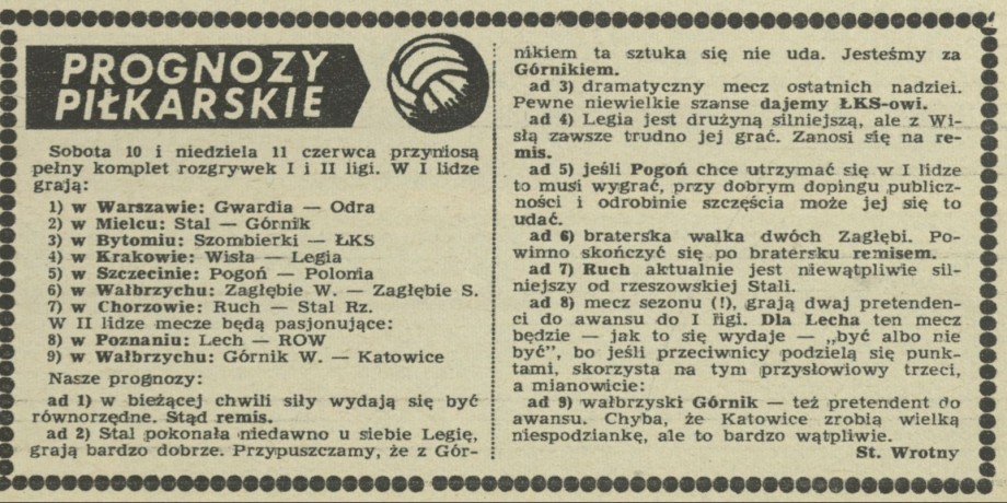 Prognozy piłkarskie