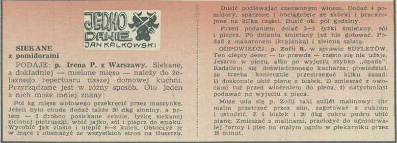 Siekane z pomidorami