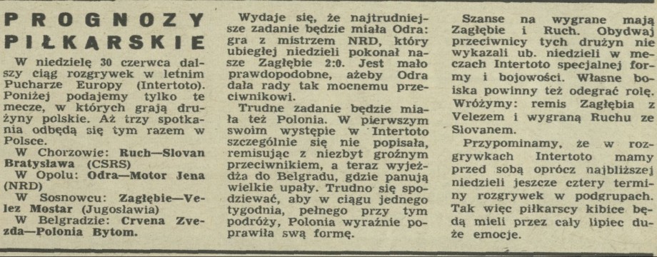 Prognozy piłkarskie
