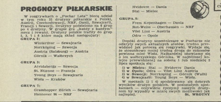 Prognozy pilkarskie