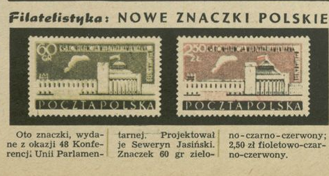 Nowe znaczki polskie