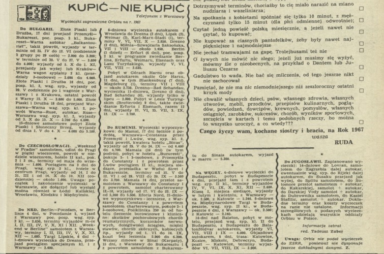 Kupić - nie kupić: telefonem z Warszawy