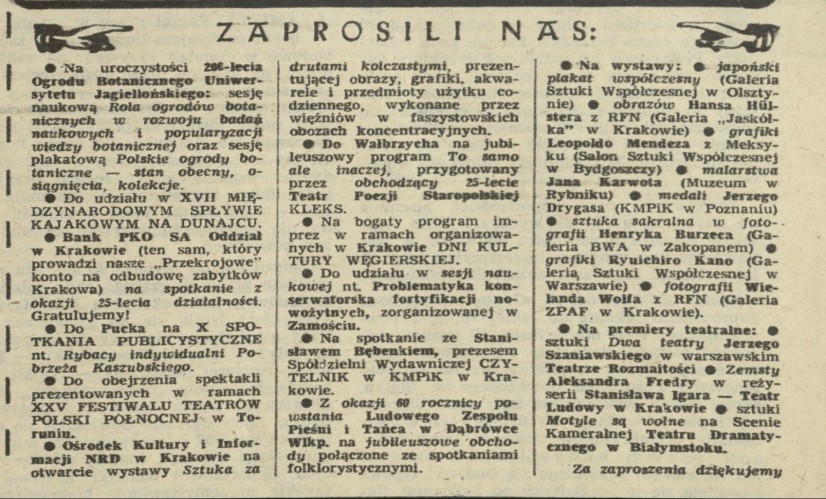 Zaprosili nas