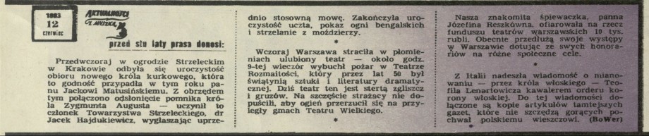 Aktualności z myszką