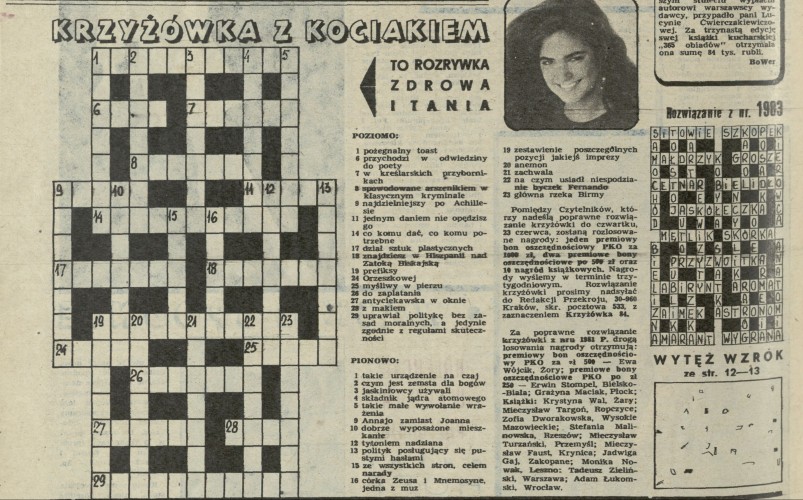 Krzyżówka z kociakiem