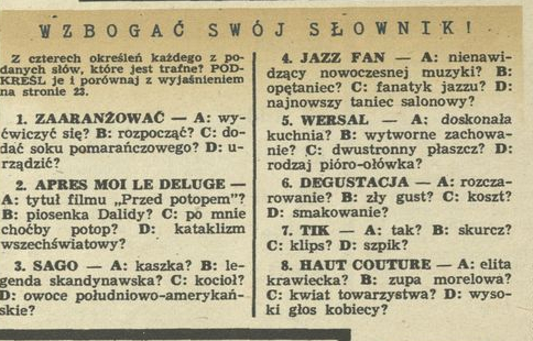 Wzbogać swój słownik